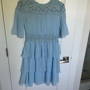 pale blue dress